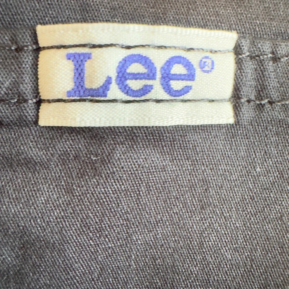 Lee Womens Flex-To-Go Bermuda Shorts Black Mid Rise Utility Size 10M 112346817